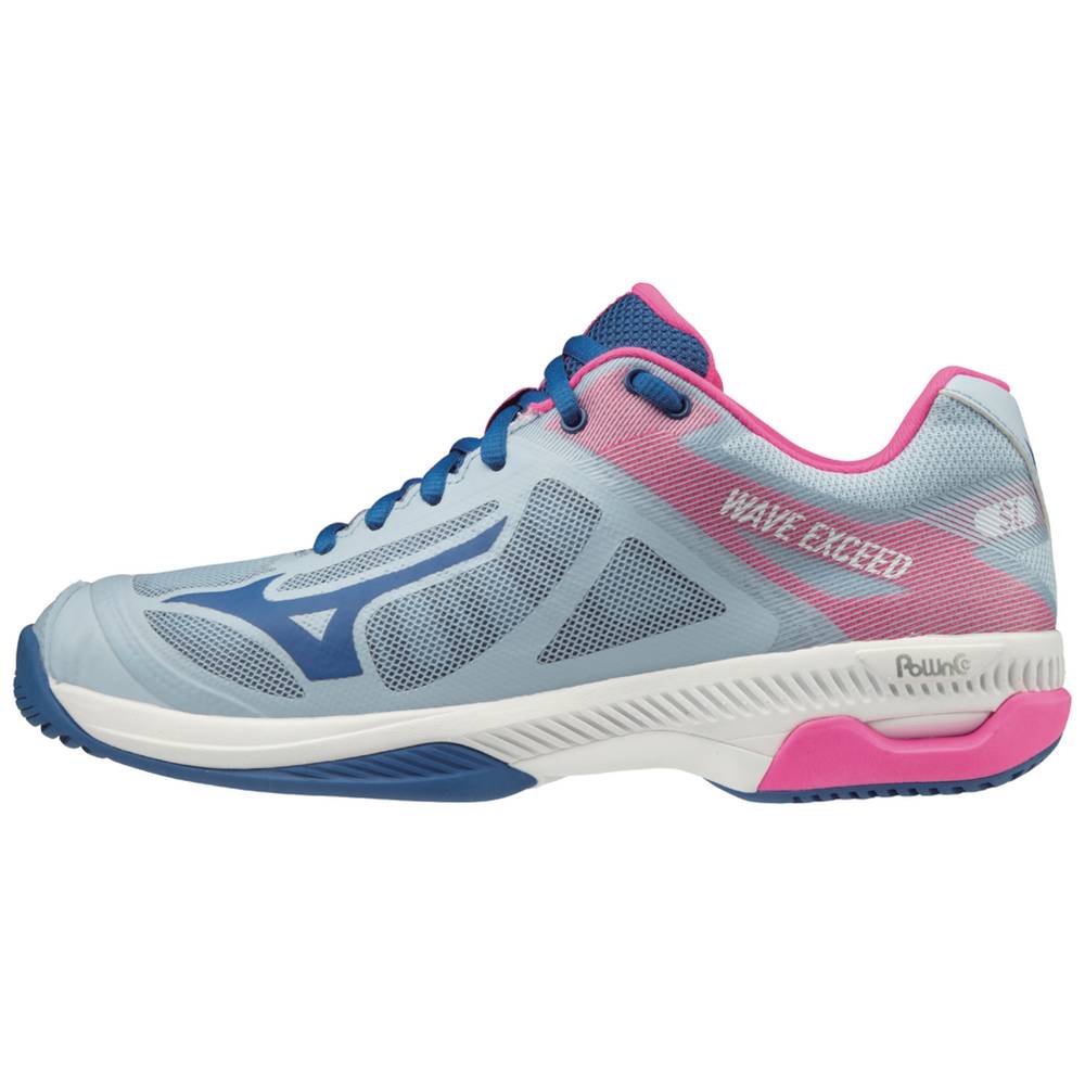 Mizuno Women's Wave Exceed SL AC Running Shoes Light Blue/Navy (550024-PZN)